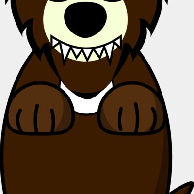 Loup   cartoon   marron Thumbnail