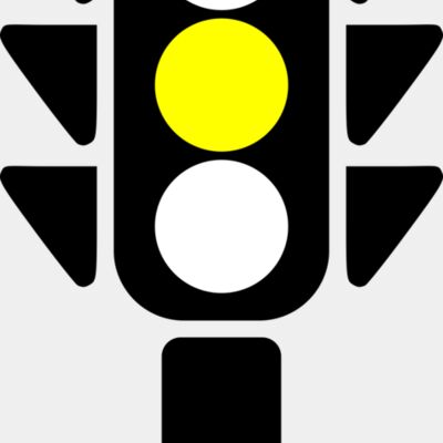 traffic semaphore silhouette yellow Thumbnail