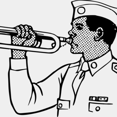 papapishu Young man playing on a bugle Thumbnail