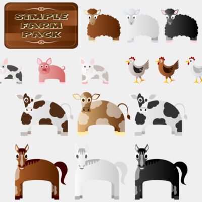 Simple Farm Animals Thumbnail
