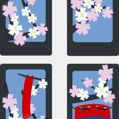rg1024 Hanafuda Sakura  March  Thumbnail