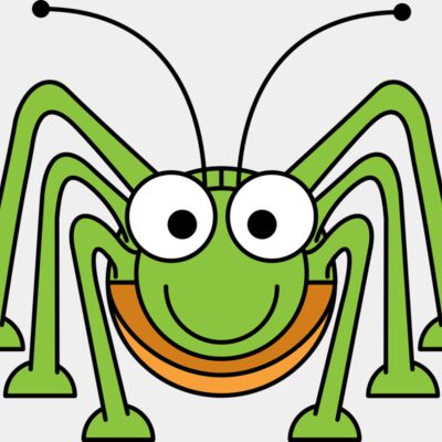 StudioFibonacci Cartoon Grasshopper Thumbnail
