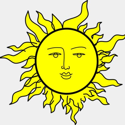 Sun with a face by Rones Thumbnail